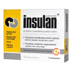 Insulan, tabletki powlekane, 30 sztuk