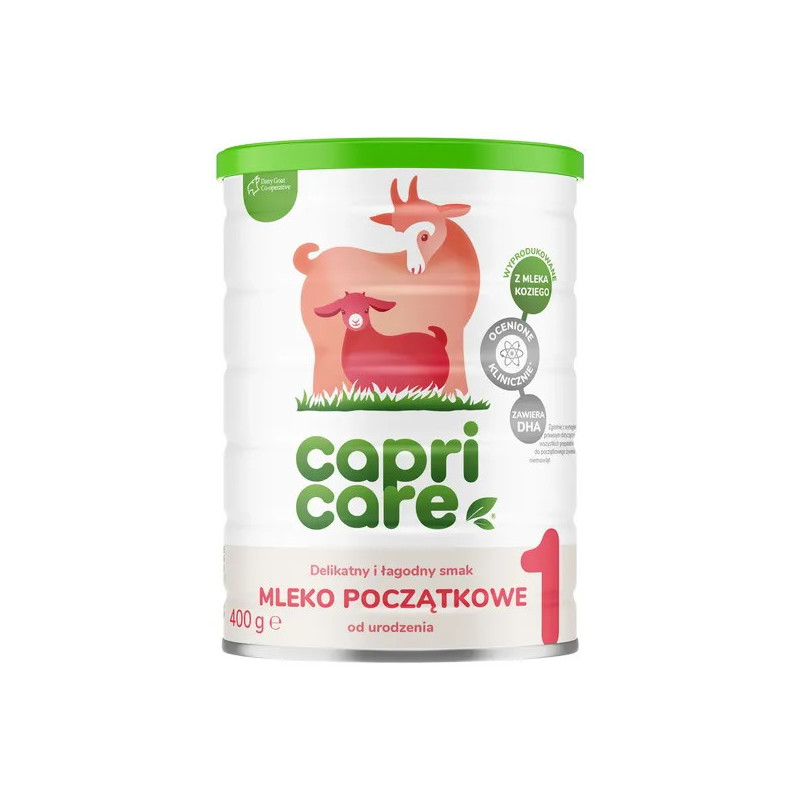 Capricare 1 Mleko początkowe od urodzenia, proszek, 400 g