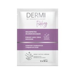 Dermi By Dermatologist Podology Skarpetki złuszczające, kwasy AHA BHA, mocznik, 30 ml