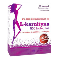 Olimp L-Karnityna 500 Forte Plus, kapsułki, 60 sztuk