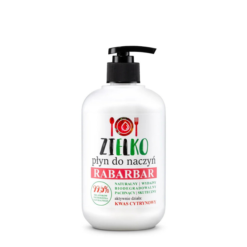 ZIELKO Płyn do mycia naczyń RABARBAR, 500ml