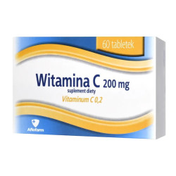 Witamina C, 200 mg tabletki, 60 sztuk  Aflofarm