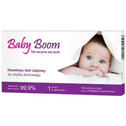 Baby Boom, kasetowy test ciążowy do użytku domowego, 1 sztuka