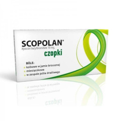 Scopolan, czopki doodbytnicze 0,01 g, 6 sztuk