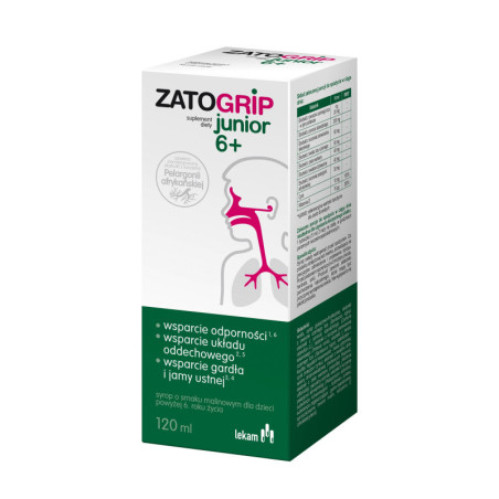 Zatogrip Junior 6+ syrop 120 ml