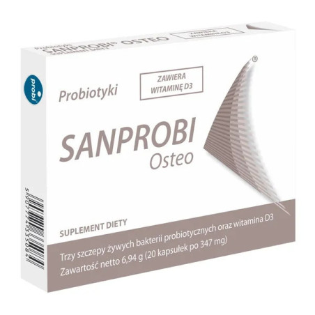 Sanprobi Osteo, kapsułki, 20 sztuk