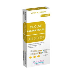HYDREX URS 10 TEST Domowy test do ogólnego badania moczu , 2 sztuki