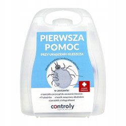 Pierwsza Pomoc przy ukąszeniu kleszcza, zestaw