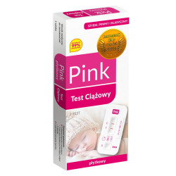 Pink Test ciążowy płytkowy, 1 sztuka