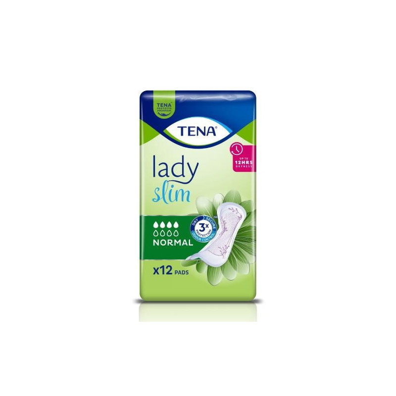 TENA Lady Slim Normal, specjalistyczne podpaski, 12 sztuk