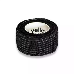 Bandaż (opaska) kohezyjny yellowBAND czarny, 2,5 cm x 4,5 m